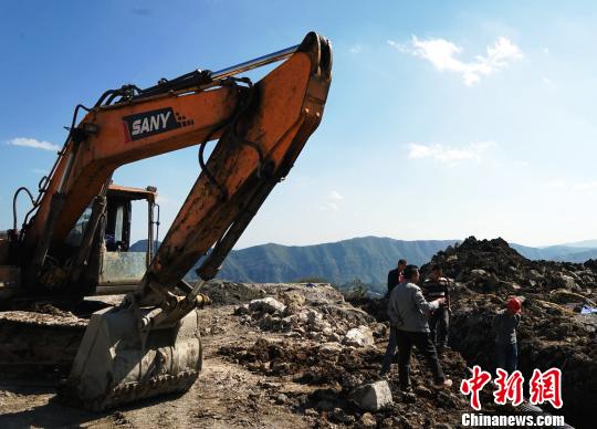 已是大工地的贵州威宁县石门乡。　张一凡 摄