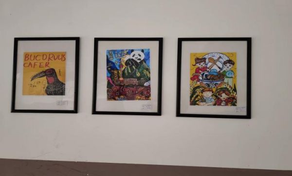 沙河源街道洞子口社区举办金府世家首届书画摄影展